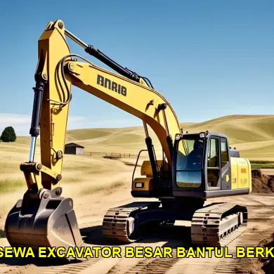 Cara Memilih Harga Sewa Excavator Besar di Bantul dengan Bijak